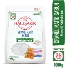 Hacı Şakir Granül Matik Bebekler Ve Hassas Ciltler İçin Çamaşır Deterjanı 1000 gr