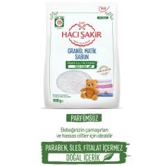 Hacı Şakir Granül Matik Bebekler Ve Hassas Ciltler İçin Çamaşır Deterjanı 1000 gr