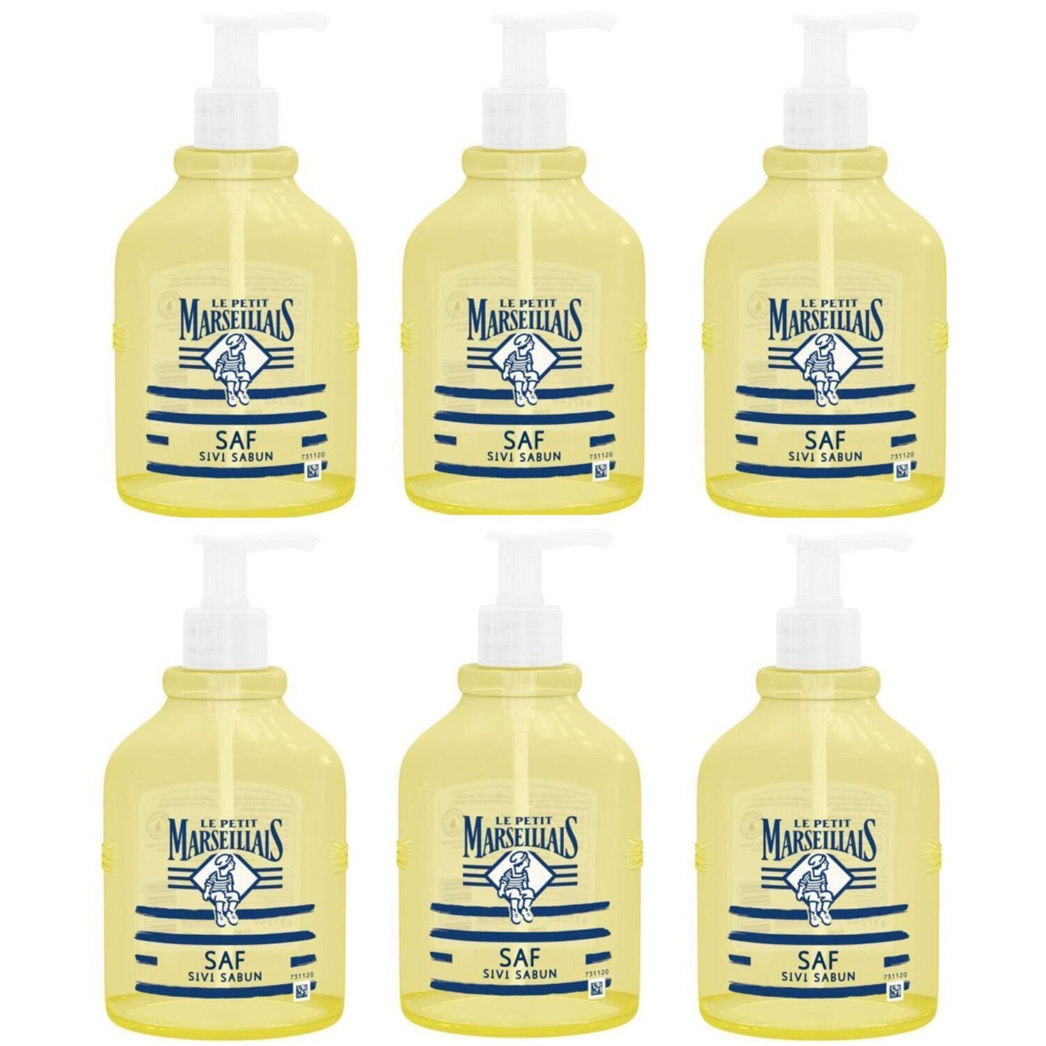 Le Petit Marseillais Saf Sıvı Sabun 500 ml 6 ADET