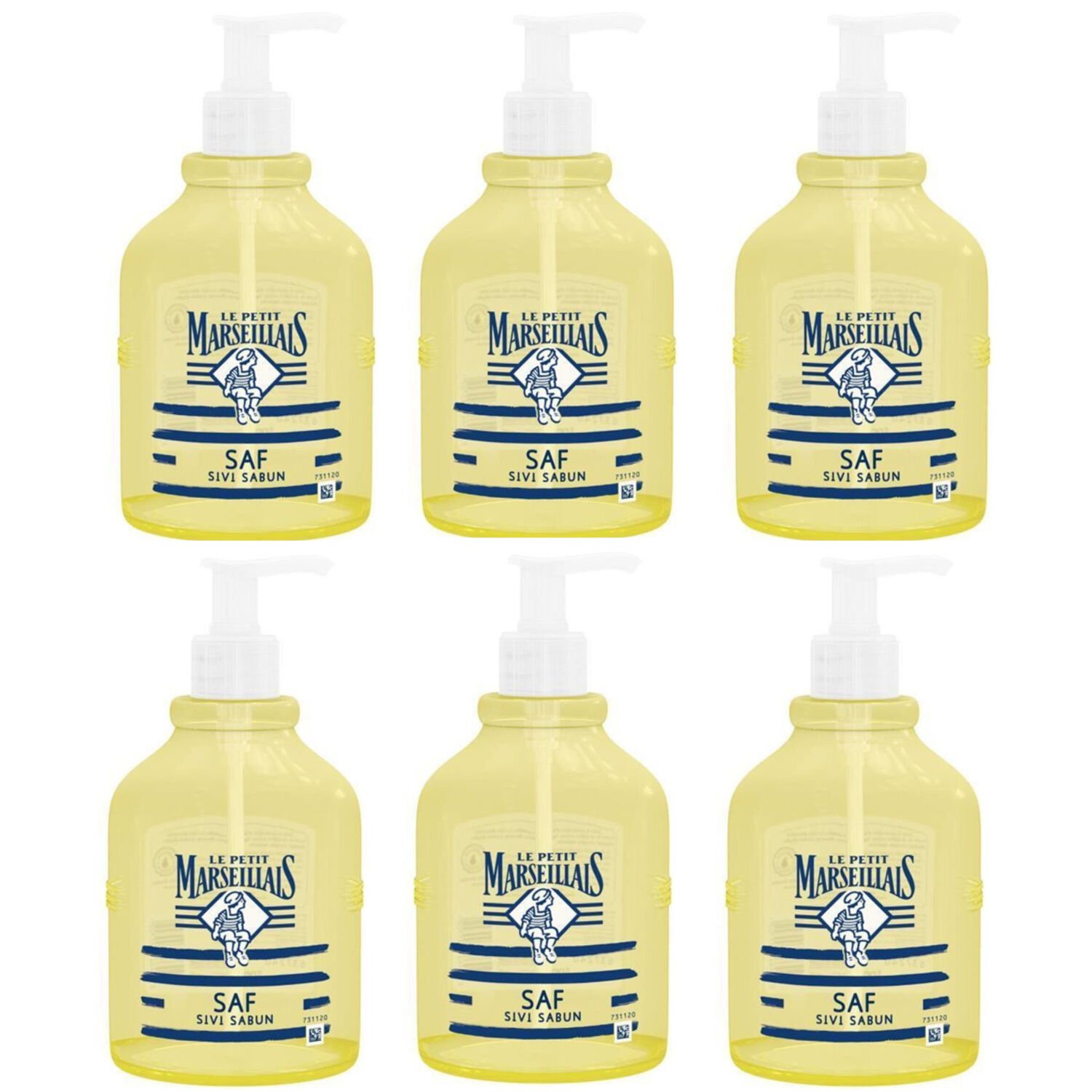 Le Petit Marseillais Saf Sıvı Sabun 500 ml 6 ADET