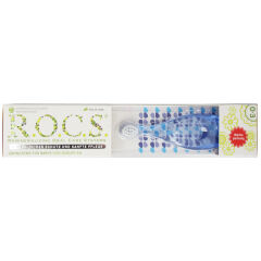 Rocs Baby 0-3 Yaş Arası Diş Macunu Ve Diş Fırçası Seti Yeşil
