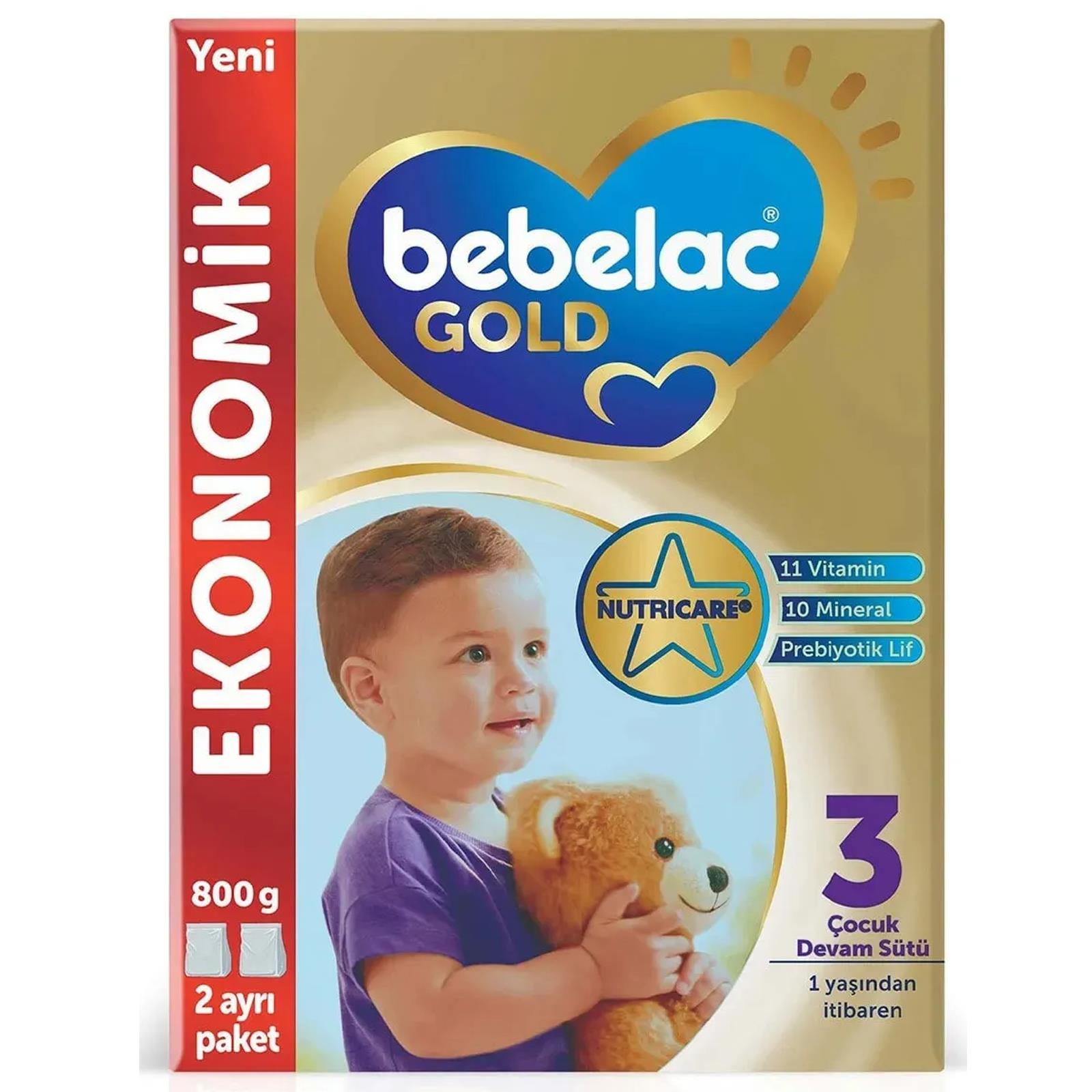 Bebelac Gold 3 Devam Sütü 800 gr