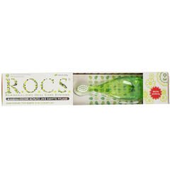 Rocs Baby 0-3 Yaş Arası Diş Macunu Ve Diş Fırçası Seti Yeşil