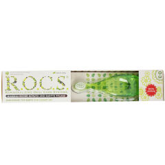 Rocs Baby 0-3 Yaş Arası Diş Macunu Ve Diş Fırçası Seti Yeşil