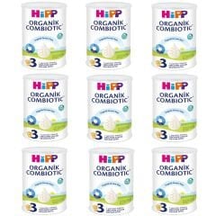 Hipp 3 Organik Combiotic Devam Sütü 350 gr 9 ADET