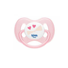 Wee Baby Kelebek Damaklı No 1 Silikon 0-6 Ay Emzik Mavi