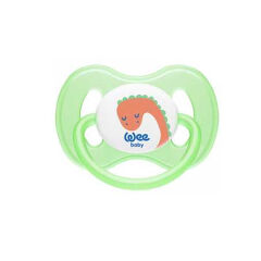 Wee Baby Kelebek Damaklı No 1 Silikon 0-6 Ay Emzik Yeşil