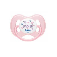 Wee Baby Kelebek Damaklı No 1 Silikon 0-6 Ay Emzik Pembe
