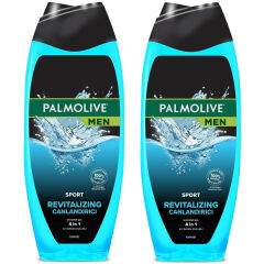 Palmolive Men Sport 4 ü 1 Arada Canlandırıcı Duş Jeli 500 ml 2 ADET