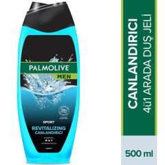 Palmolive Men Sport 4 ü 1 Arada Canlandırıcı Duş Jeli 500 ml 2 ADET
