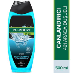 Palmolive Men Sport 4 ü 1 Arada Canlandırıcı Duş Jeli 500 ml 2 ADET