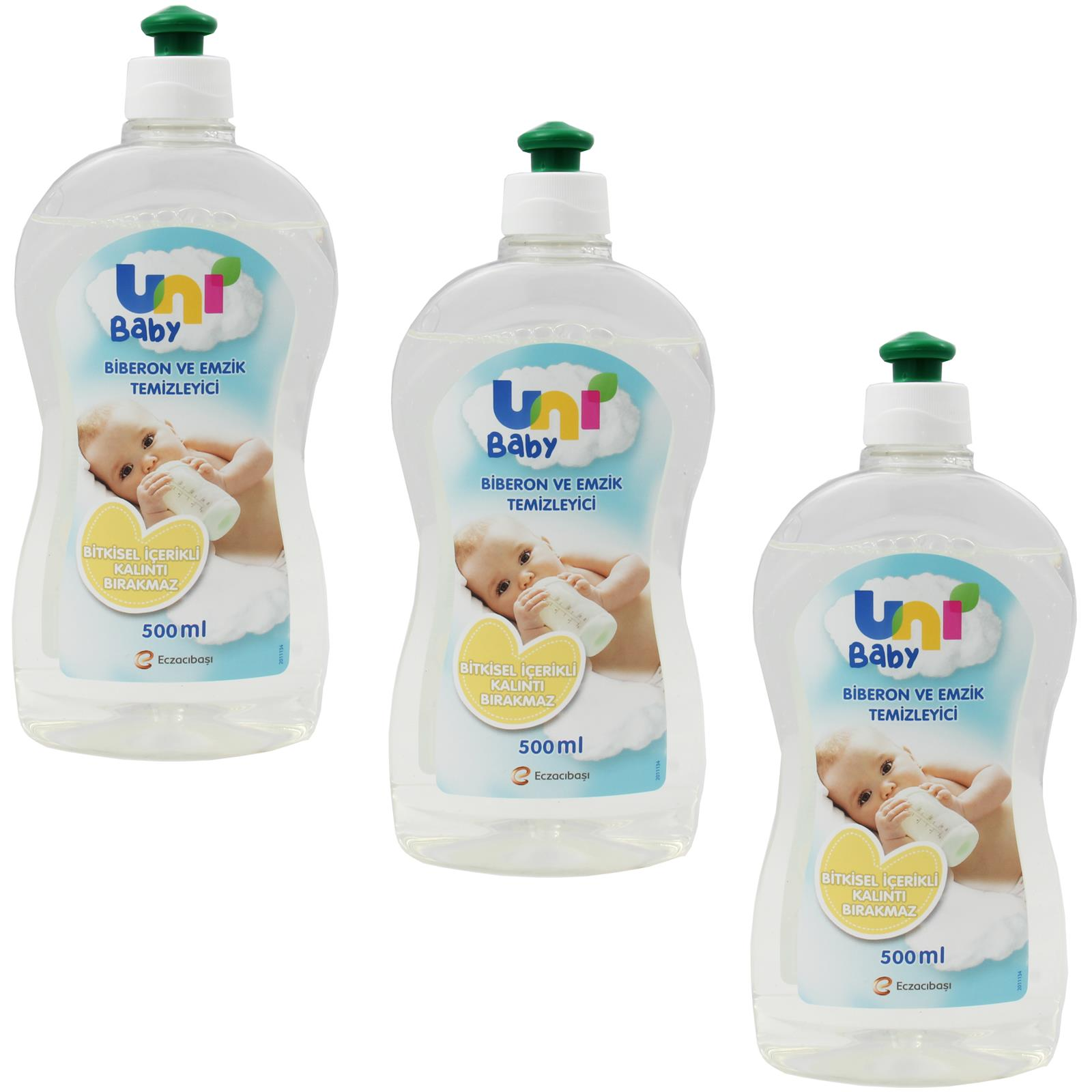Uni Baby Biberon Ve Emzik Temizleyici 500 ml 3 ADET