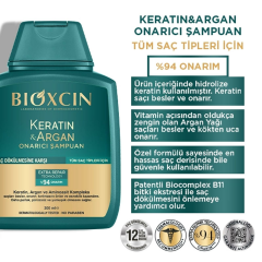 Bioxcin Keratin Ve Argan Onarıcı Şampuan 300 ml