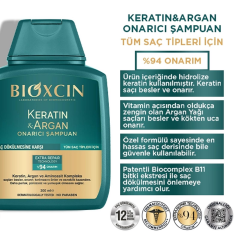 Bioxcin Keratin Ve Argan Onarıcı Şampuan 300 ml