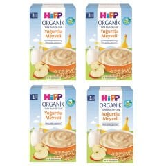Hipp Organik Yoğurtlu Meyveli 8+ Ay Kaşık Maması 250 gr 4 ADET