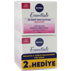 Nivea Essentials 24 Saat Nem Besleyici Gündüz Kremi 50 ml + 50 ml