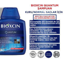 Bioxcin Quantum Bio Activ Kuru Ve Normal Saçlar İçin Şampuan 300 ml