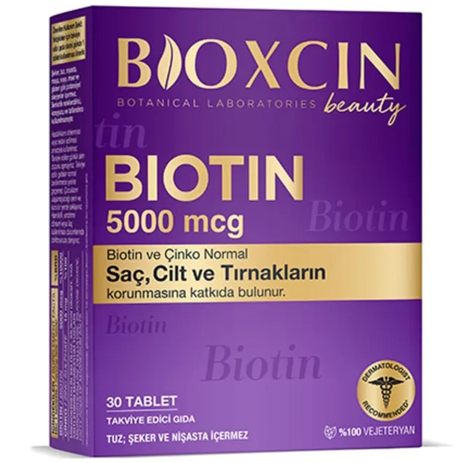Bioxcin Biotin 5000 mcg 30 Tablet
