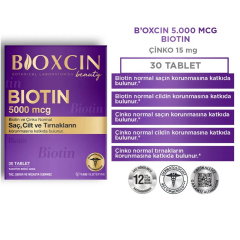 Bioxcin Biotin 5000 mcg 30 Tablet