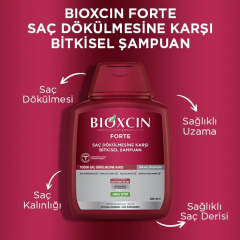Bioxcin Forte Saç Dökülmesine Karşı Bitkisel Şampuan 300 ml