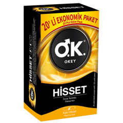 Okey Hisset Prezervatif 20'li Ekonomik Paket