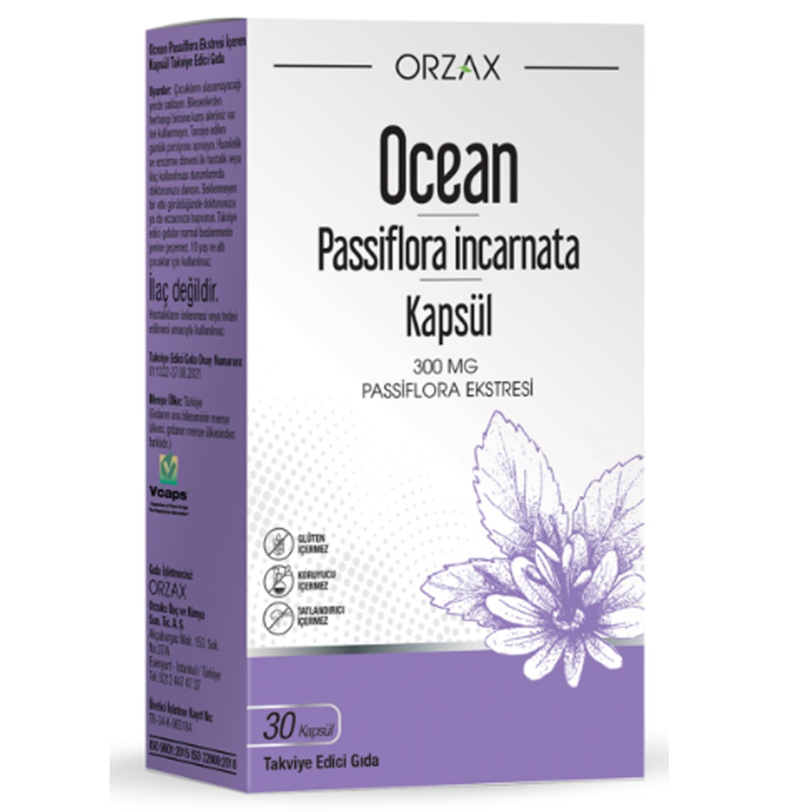 Ocean Passiflora 30 Kapsül