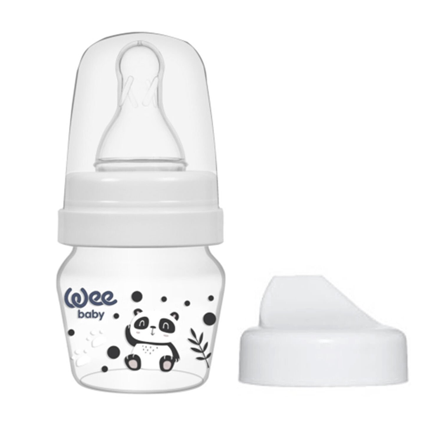 Wee Baby Mini PP Alıştırma Bardağı Seti 30 ml Beyaz