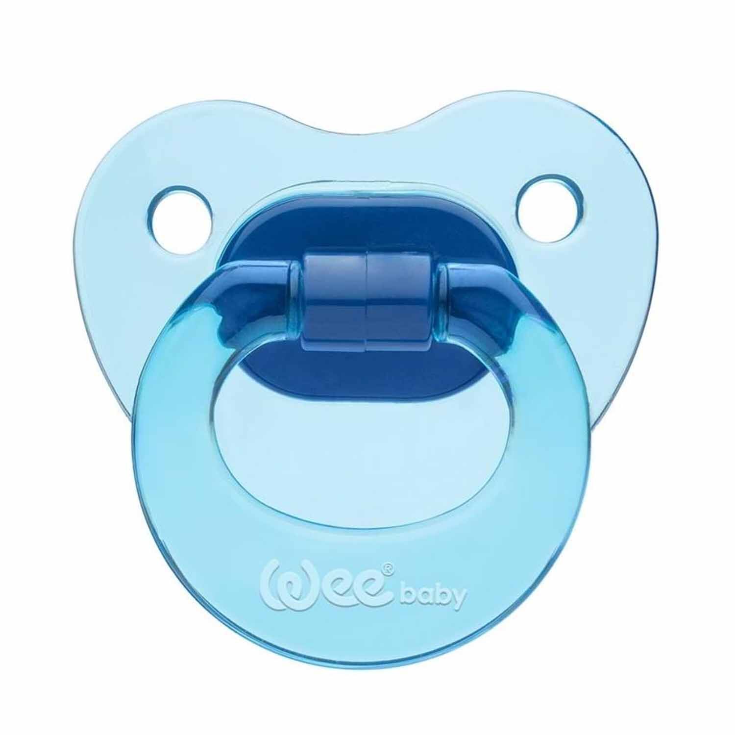 Wee Baby Akide Damaklı No 1 Emzik 0-6 Ay Mavi