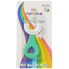Lyra Professional U Tipi Pratik 2-6 Yaş Çocuk Diş Fırçası Yeşil