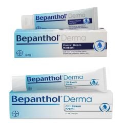 Bepanthol Derma Cilt Bakım Kremi 30 gr + Derma Onarıcı Bakım Kremi 30 gr