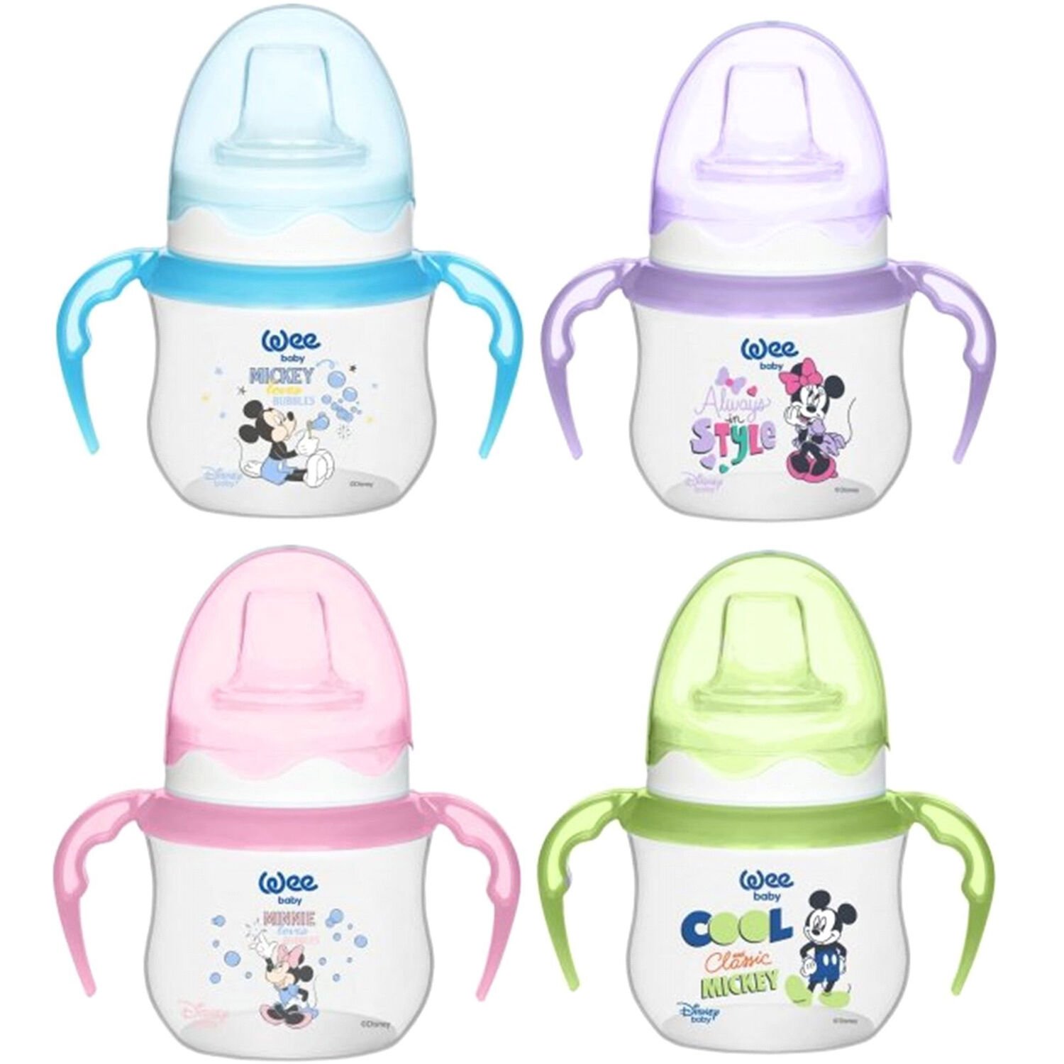 Wee Baby Disney Kulplu Alıştırma Bardağı 125 ml