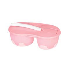 Wee Baby 2 Hazneli Mama Kabı Seti +6 Ay Pembe