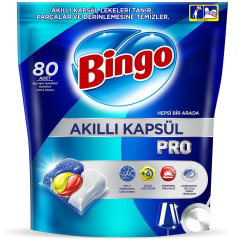 Bingo Akıllı Kapsül Pro Bulaşık Makinesi Tableti 80'li