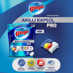 Bingo Akıllı Kapsül Pro Bulaşık Makinesi Tableti 80'li