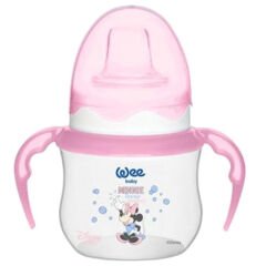 Wee Baby Disney Kulplu Alıştırma Bardağı 125 ml Pembe