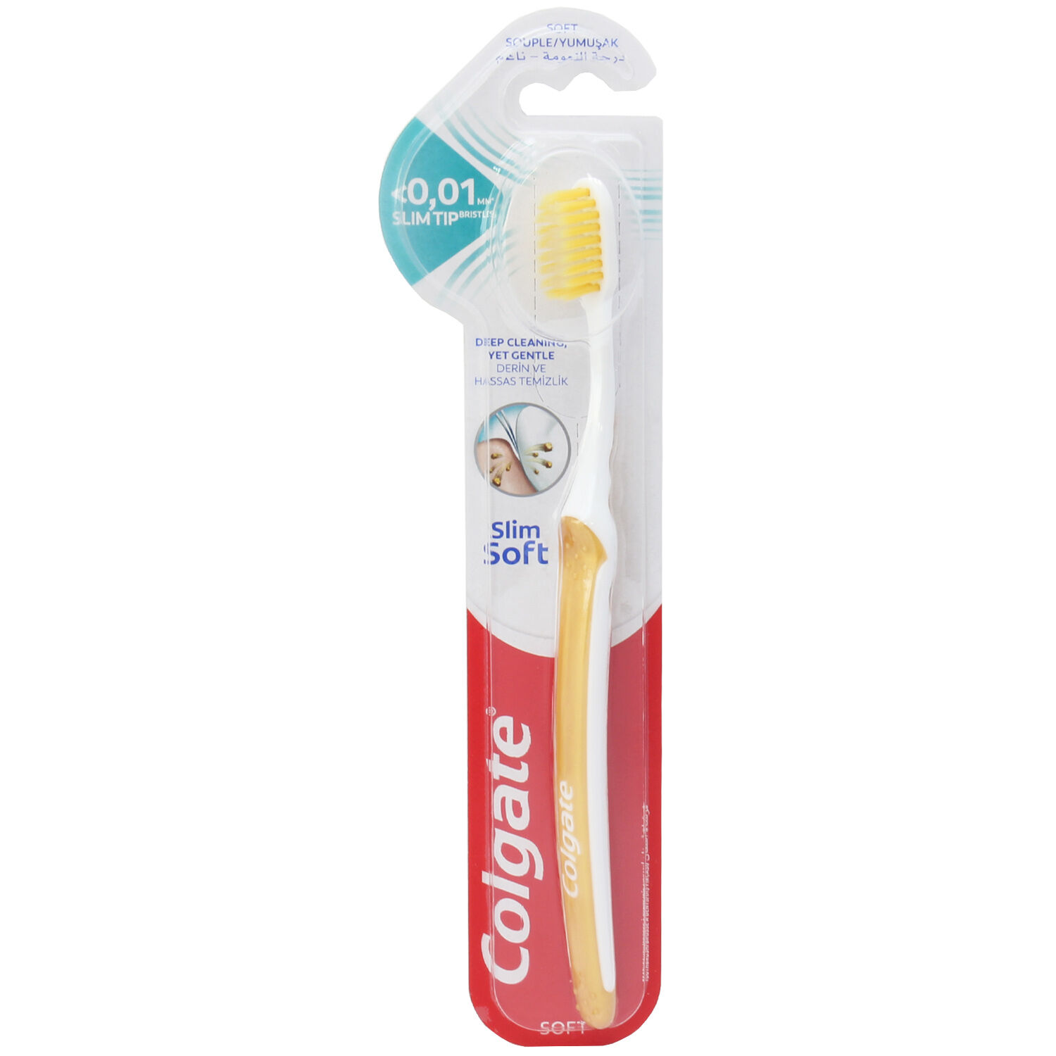 Colgate Slim Soft Diş Fırçası Derin Ve Hassas Temizlik Sarı