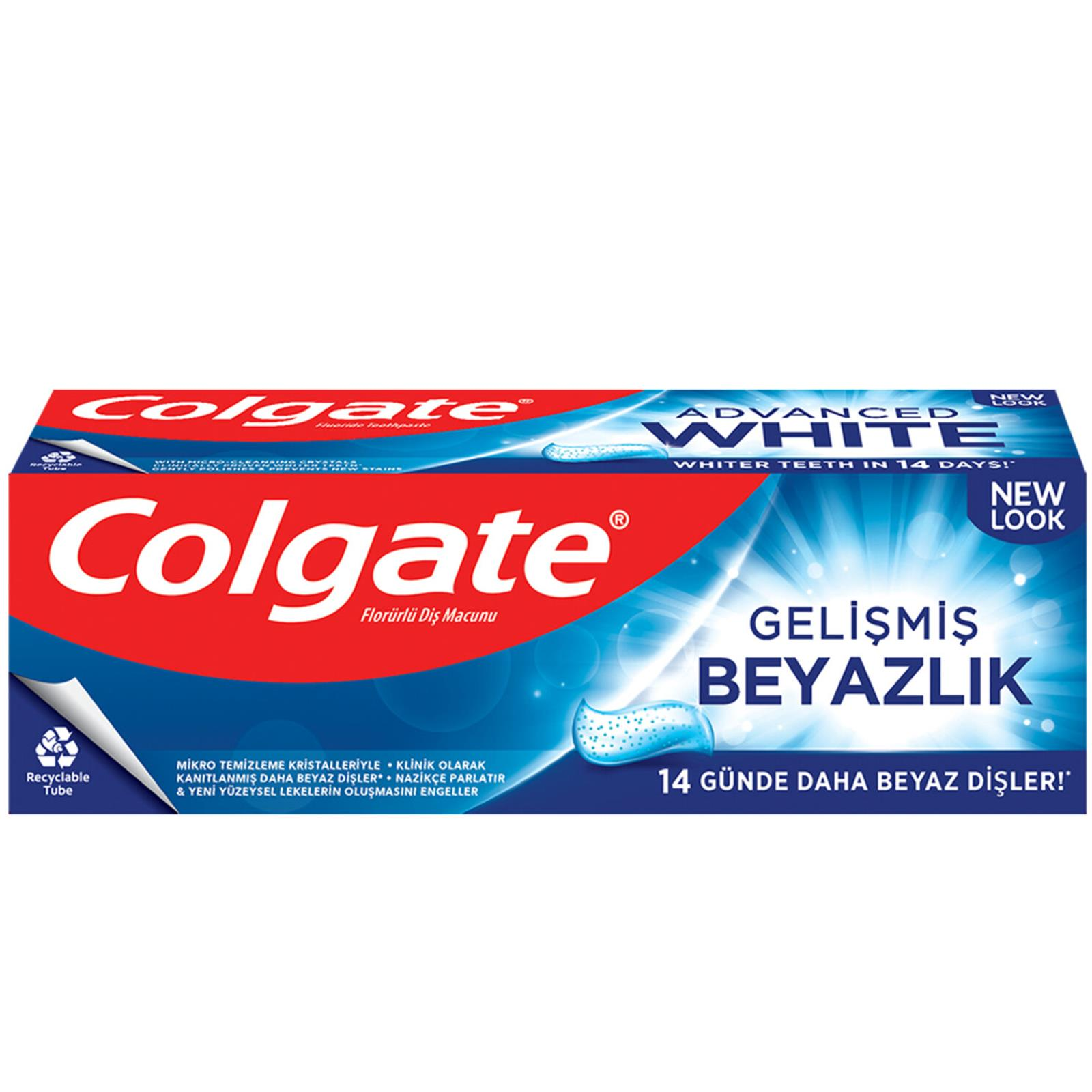 Colgate Gelişmiş Beyazlık Diş Macunu 50 ml