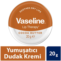 Vaseline Lip Therapy Yumuşatıcı Dudak Kremi Kakao Yağı 20 gr