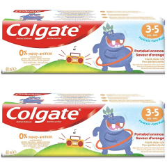 Colgate 3-5 Yaş Portakal Aromalı Florürsüz Çocuk Diş Macunu 60 ml 2 ADET