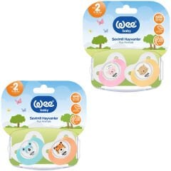 Wee Baby Sevimli Hayvanlar Damaklı No 2 6-18 Ay 2'li Emzik