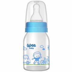 Wee Baby Klasik Cam Biberon 125 ml Mavi