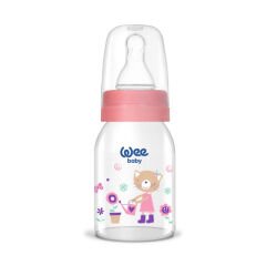 Wee Baby Klasik Cam Biberon 125 ml Pembe