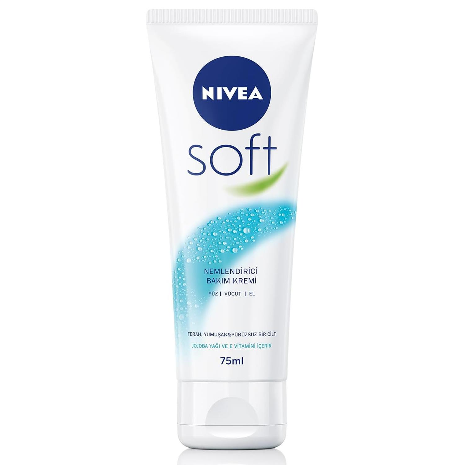 Nivea Soft Tüp Nemlendirici Bakım Kremi 75 ml