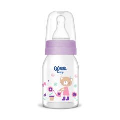 Wee Baby Klasik Cam Biberon 125 ml Mor