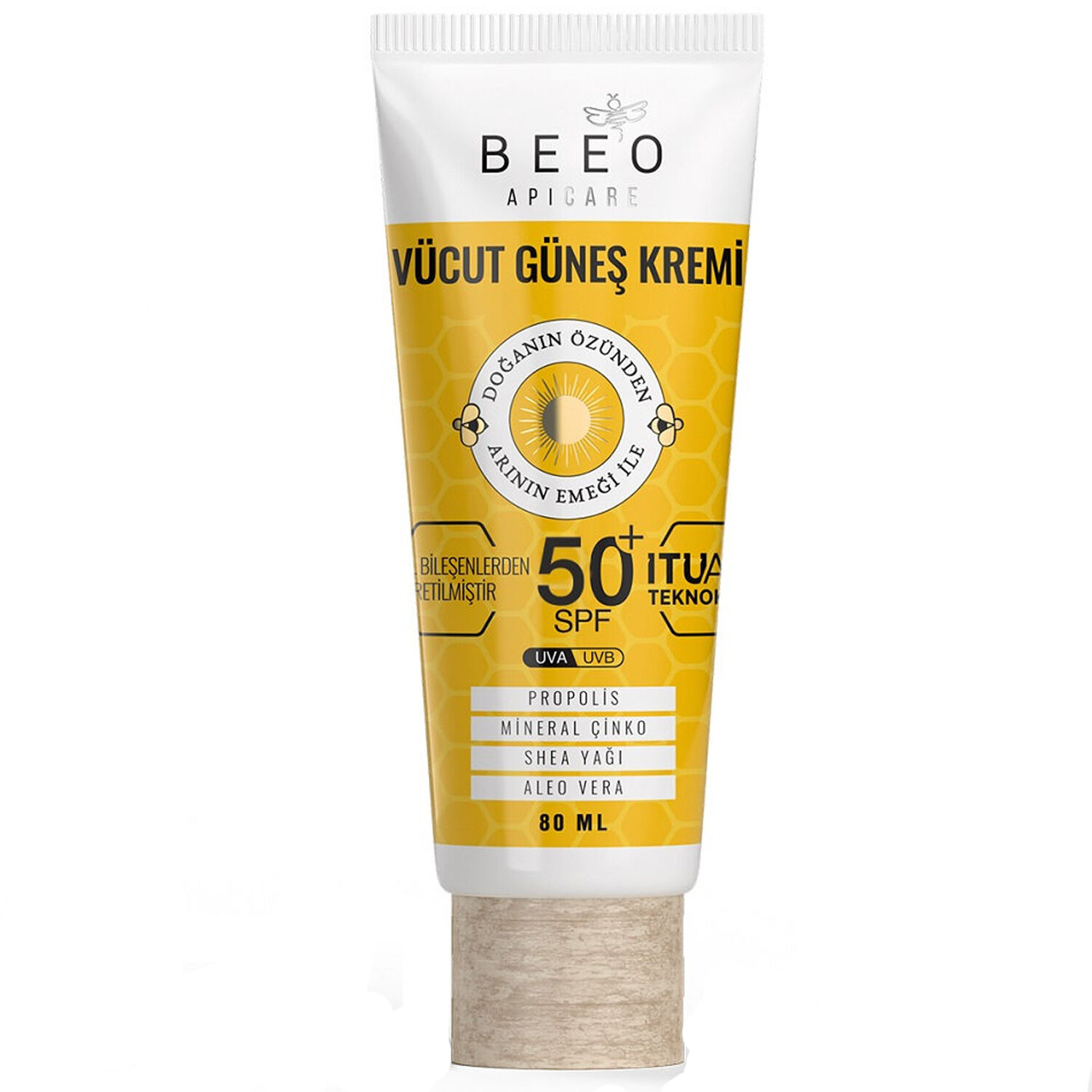Beeo Apicare Propolisli Vücut Güneş Kremi Spf 50+ 80 ml