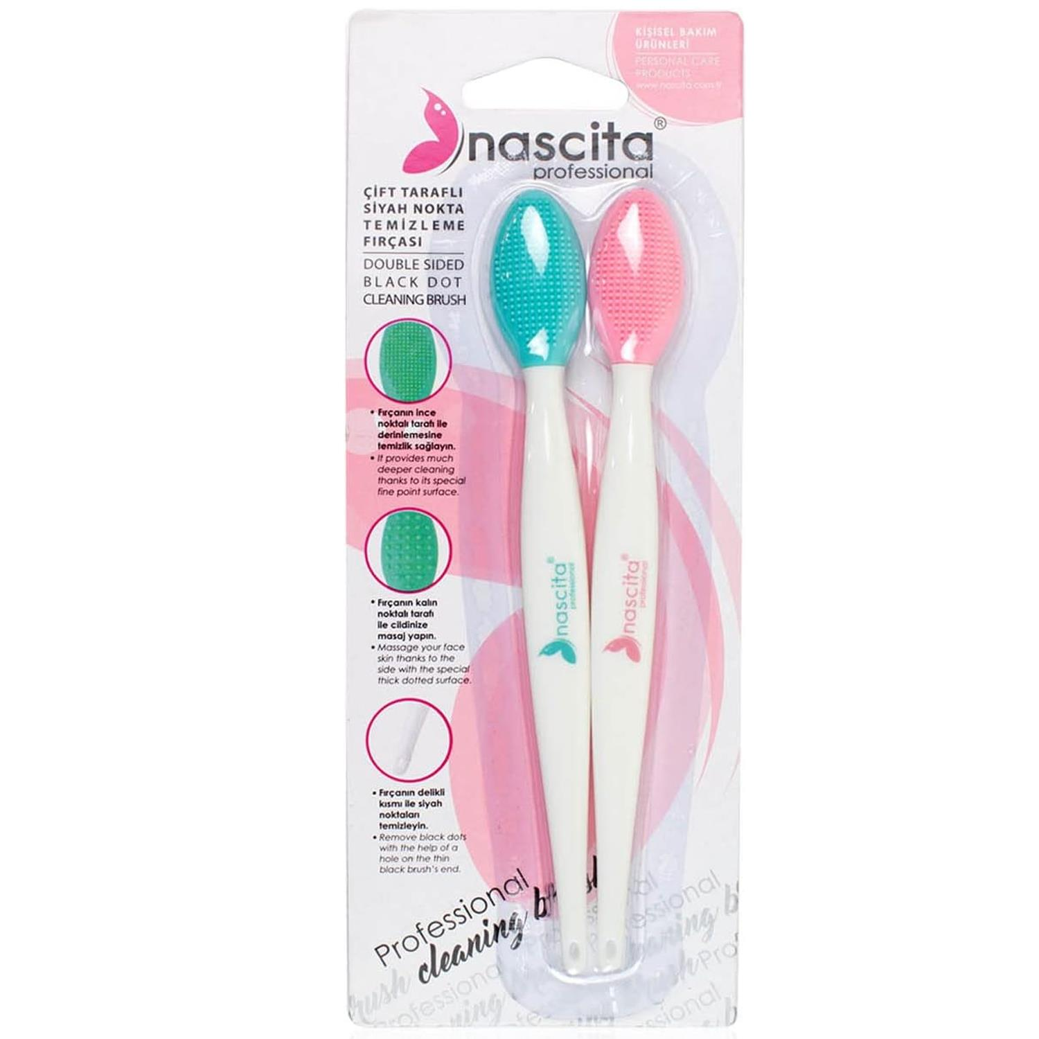 Nascita Çift Taraflı 2'li Siyah Nokta Temizleme Fırçası