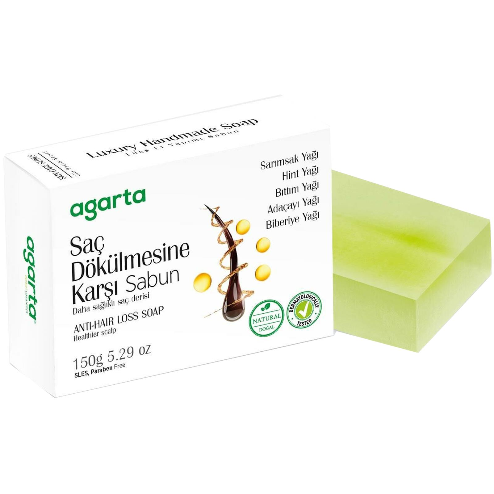 Agarta Doğal Saç Dökülmesine Karşı Sabun 150 gr