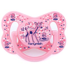 Hanymish 108 Joy Silikon Damaklı Emzik No 3 18+ Ay Pembe