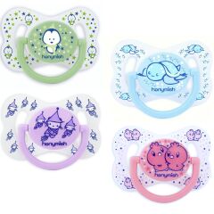 Hanymish 101 Cute Silikon Damaklı Emzik No 2 6-18 Ay