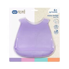 Wee Baby Prime Silikon Mama Önlüğü 6+ Ay Lila